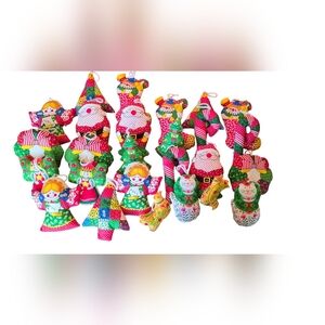 25 Vintage handmade Christmas Ornaments Medium To‎ Small Size